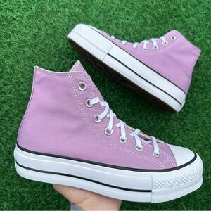 Converse Chuck Taylor All Star Lift Platform Hi Classic Amethyst Lavendar